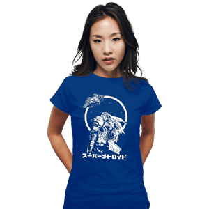 Secret_Shirts Fitted Shirts, Woman / Small / Royal Blue The Interstellar Bounty Hunter