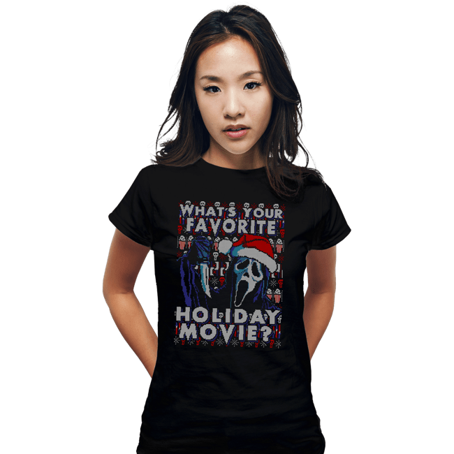 Secret_Shirts Fitted Shirts, Woman / Small / Black Holiday Scream