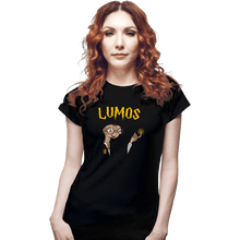 Load image into Gallery viewer, Shirts Fitted Shirts, Woman / Small / Black Lumos
