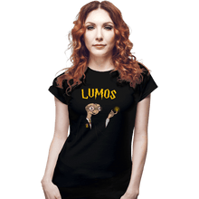 Load image into Gallery viewer, Shirts Fitted Shirts, Woman / Small / Black Lumos
