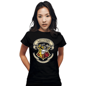 Shirts Fitted Shirts, Woman / Small / Black Westeros School