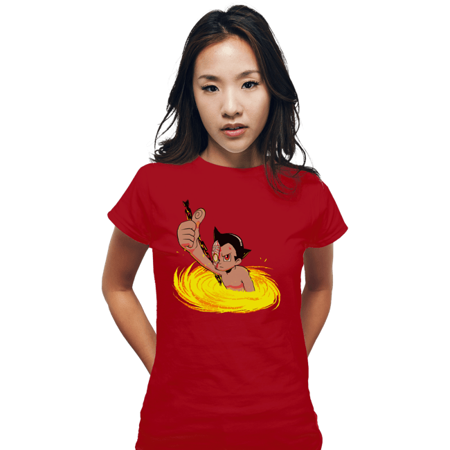 Shirts Fitted Shirts, Woman / Small / Red Terminator Boy