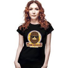 Load image into Gallery viewer, Shirts Fitted Shirts, Woman / Small / Black Teen Wolves
