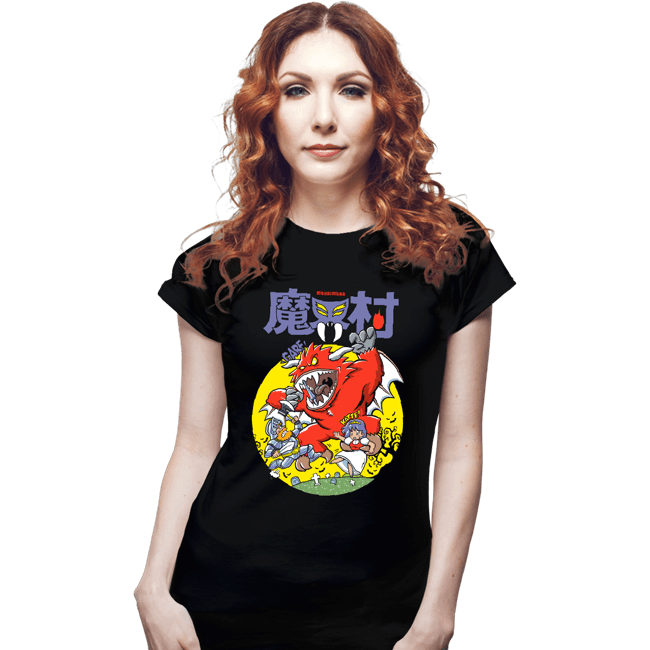 Daily_Deal_Shirts Fitted Shirts, Woman / Small / Black GNG 1985