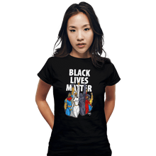 Load image into Gallery viewer, Shirts Fitted Shirts, Woman / Small / Black Black Lives Matter
