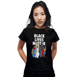 Shirts Fitted Shirts, Woman / Small / Black Black Lives Matter