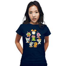 Load image into Gallery viewer, Secret_Shirts Fitted Shirts, Woman / Small / Navy Digi-Cute!
