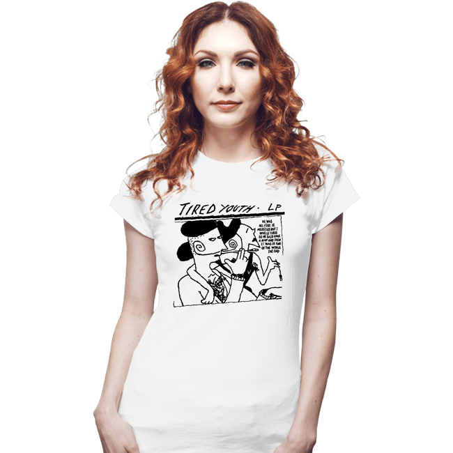 Shirts Fitted Shirts, Woman / Small / White Tired Youth