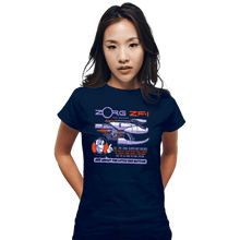 Load image into Gallery viewer, Secret_Shirts Fitted Shirts, Woman / Small / Navy Ask About the Little Red Button
