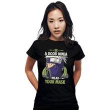 Load image into Gallery viewer, Shirts Fitted Shirts, Woman / Small / Black Good Ninja
