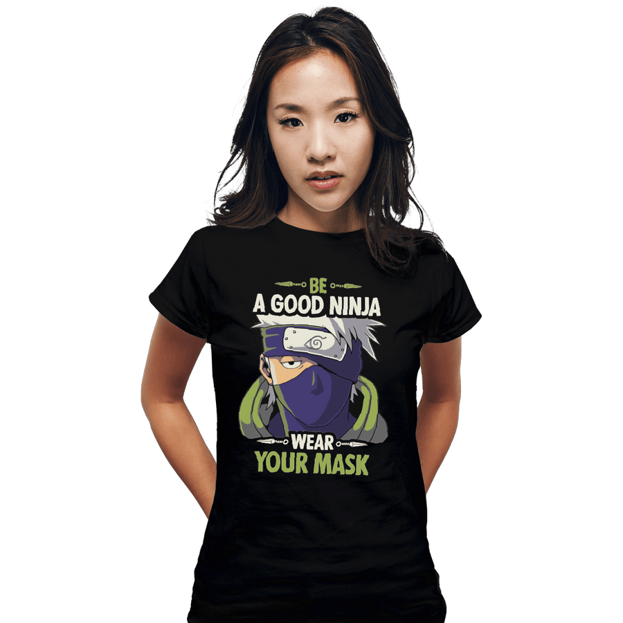 Shirts Fitted Shirts, Woman / Small / Black Good Ninja