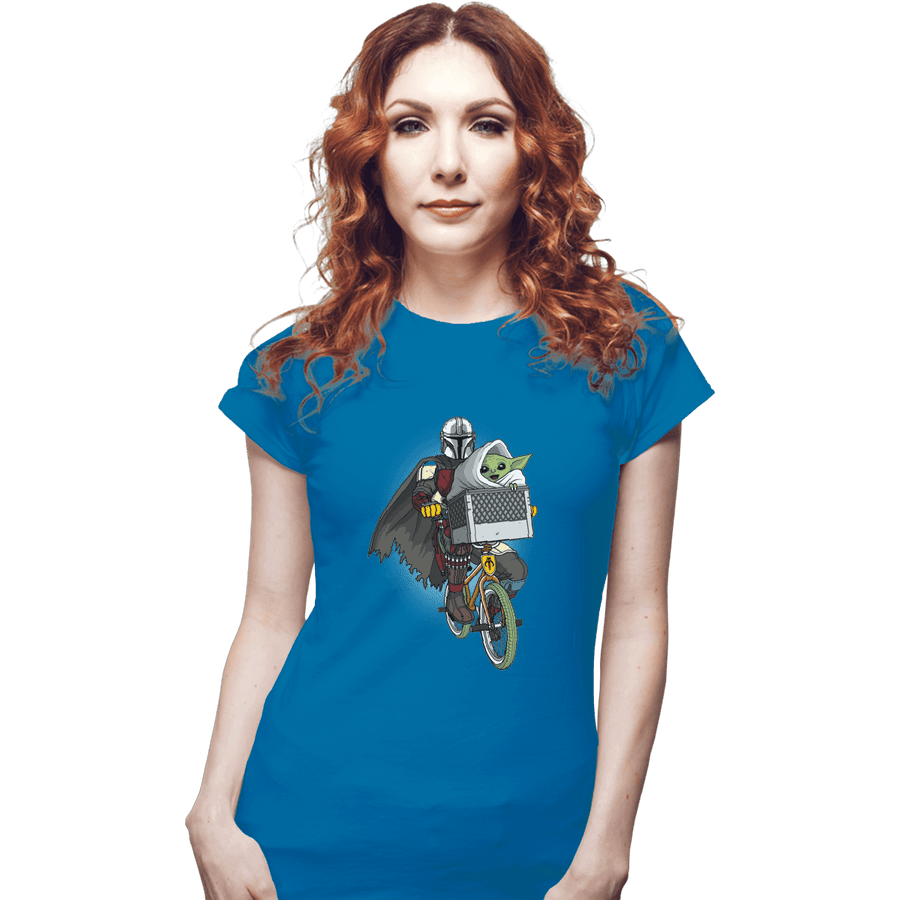 Shirts Fitted Shirts, Woman / Small / Sapphire Foundling Phone Home