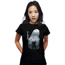 Load image into Gallery viewer, Shirts Fitted Shirts, Woman / Small / Black Geralt
