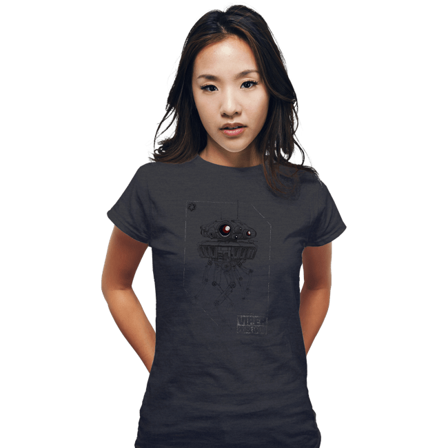 Shirts Fitted Shirts, Woman / Small / Dark Heather Probe Droid