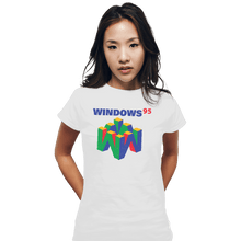 Load image into Gallery viewer, Shirts Fitted Shirts, Woman / Small / White Operating System
