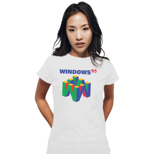 Shirts Fitted Shirts, Woman / Small / White Operating System