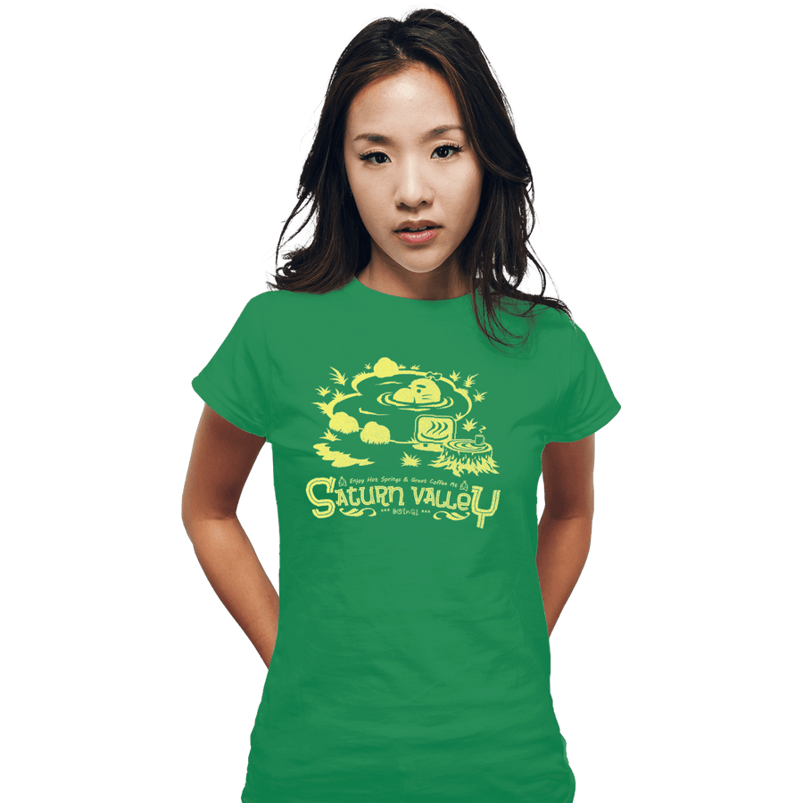 Shirts Fitted Shirts, Woman / Small / Irish Green Relax In Saturn Valley