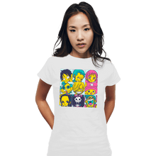 Load image into Gallery viewer, Secret_Shirts Fitted Shirts, Woman / Small / White Pirate Pop
