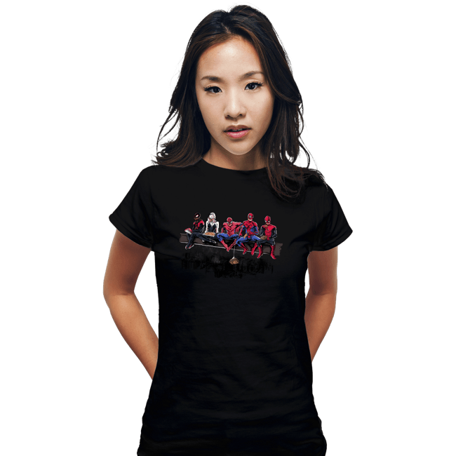 Secret_Shirts Fitted Shirts, Woman / Small / Black Spider Lunch