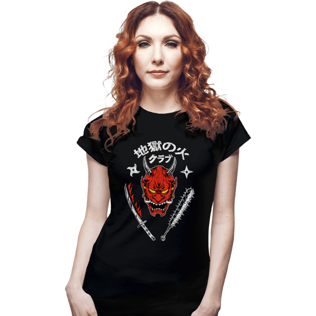 Secret_Shirts Fitted Shirts, Woman / Small / Black Jigoku No Hi