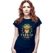 Load image into Gallery viewer, Shirts Fitted Shirts, Woman / Small / Navy The Best Turnip Store
