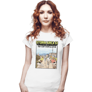 Shirts Fitted Shirts, Woman / Small / White They Can't Stop All Of Us