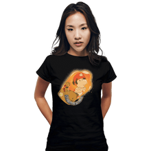 Load image into Gallery viewer, Shirts Fitted Shirts, Woman / Small / Black Mario Stranding
