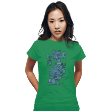 Load image into Gallery viewer, Shirts Fitted Shirts, Woman / Small / Irish Green Donatello Coffee
