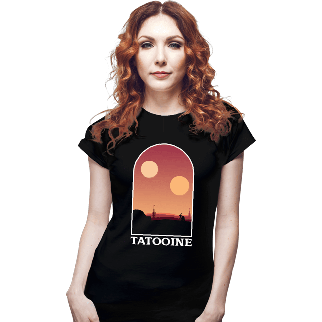 Shirts Fitted Shirts, Woman / Small / Black Desert Suns