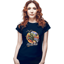 Load image into Gallery viewer, Daily_Deal_Shirts Fitted Shirts, Woman / Small / Navy Witches
