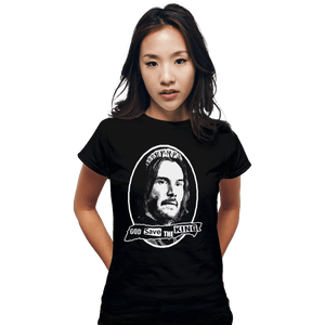 Shirts Fitted Shirts, Woman / Small / Black God Save The King