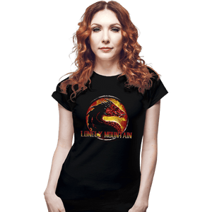 Shirts Fitted Shirts, Woman / Small / Black Lonely Mountain