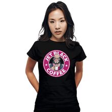 Load image into Gallery viewer, Shirts Fitted Shirts, Woman / Small / Black Jet Black Coffee
