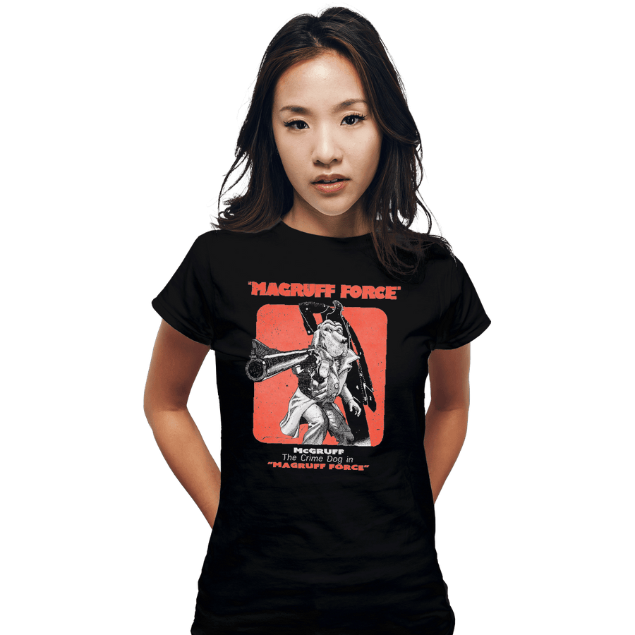 Shirts Fitted Shirts, Woman / Small / Black Magruff Force