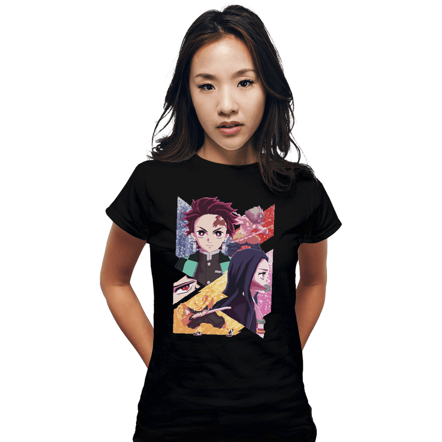 Shirts Fitted Shirts, Woman / Small / Black Slayer Of Demons