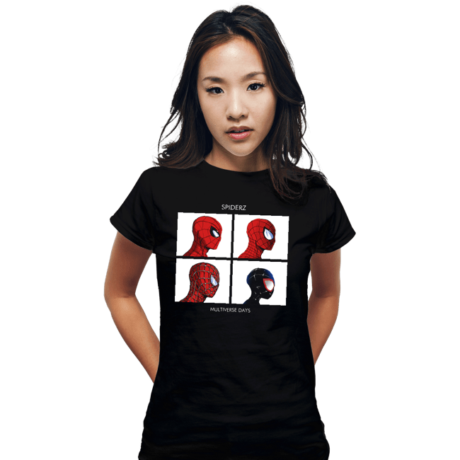 Shirts Fitted Shirts, Woman / Small / Black Spiderz
