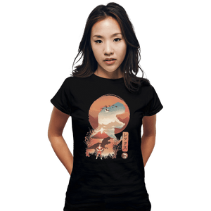 Shirts Fitted Shirts, Woman / Small / Black Red Ranger Ukiyoe