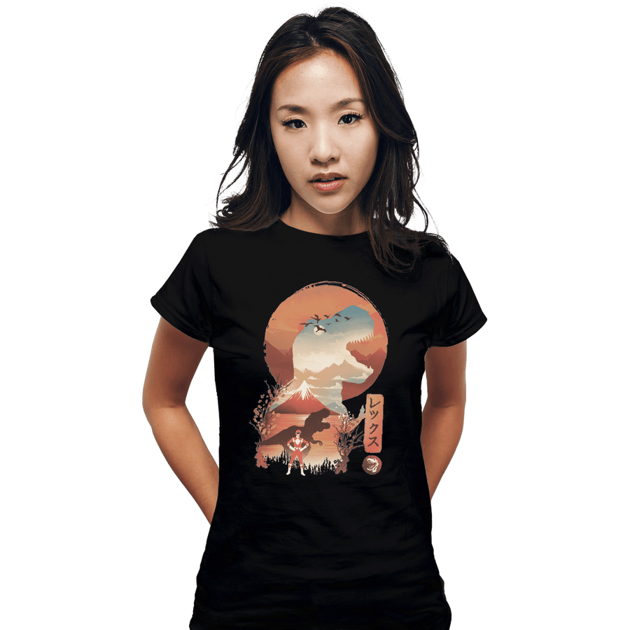 Shirts Fitted Shirts, Woman / Small / Black Red Ranger Ukiyoe