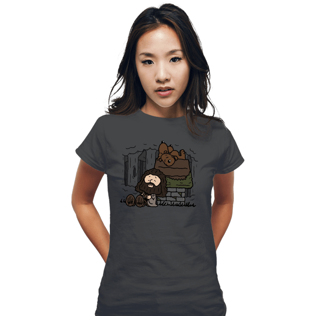 Daily_Deal_Shirts Fitted Shirts, Woman / Small / Charcoal Rubeus Brown