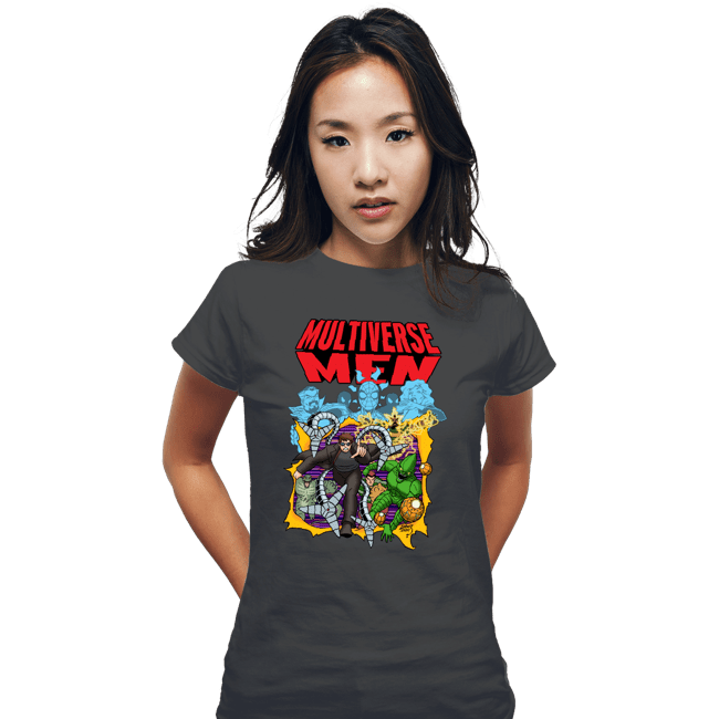 Daily_Deal_Shirts Fitted Shirts, Woman / Small / Charcoal Multiverse Men