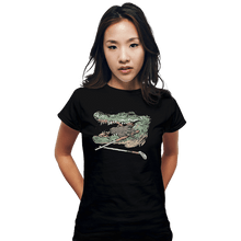 Load image into Gallery viewer, Secret_Shirts Fitted Shirts, Woman / Small / Black The Hand Gator
