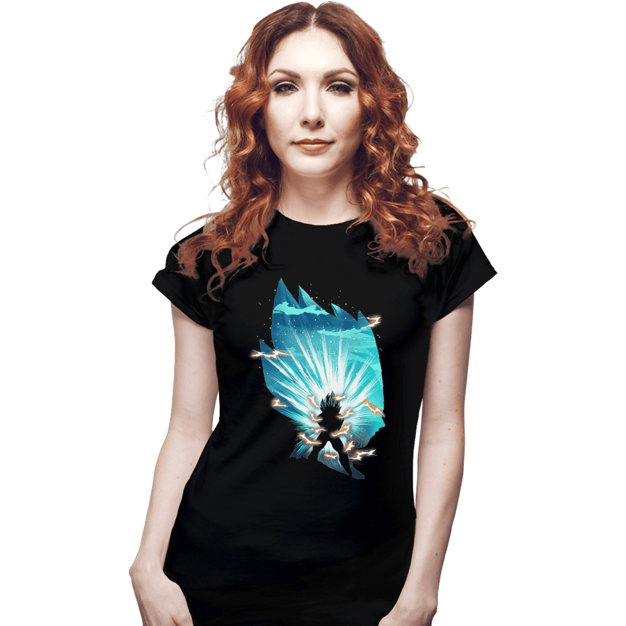 Shirts Fitted Shirts, Woman / Small / Black The Saiyan Prince