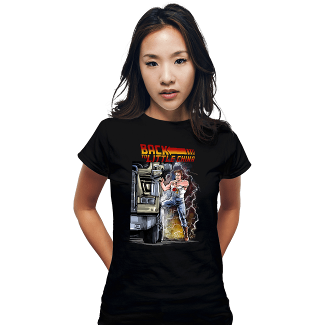 Daily_Deal_Shirts Fitted Shirts, Woman / Small / Black Back To Little China