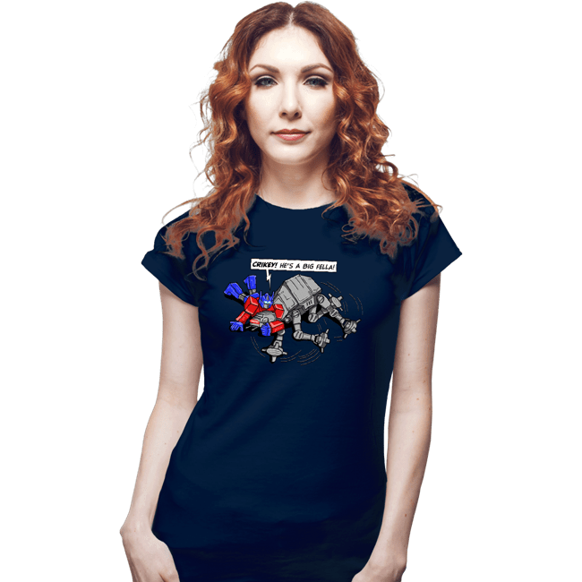 Daily_Deal_Shirts Fitted Shirts, Woman / Small / Navy Prime Hunter
