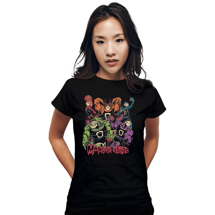 Shirts Fitted Shirts, Woman / Small / Black Morgue Stars