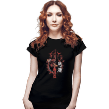 Load image into Gallery viewer, Shirts Fitted Shirts, Woman / Small / Black Evangelitee 02
