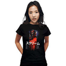Load image into Gallery viewer, Daily_Deal_Shirts Fitted Shirts, Woman / Small / Black Scream JP

