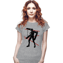 Load image into Gallery viewer, Shirts Fitted Shirts, Woman / Small / Sports Grey Crimson Chainsaw
