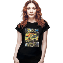 Load image into Gallery viewer, Shirts Fitted Shirts, Woman / Small / Black Turtle Power
