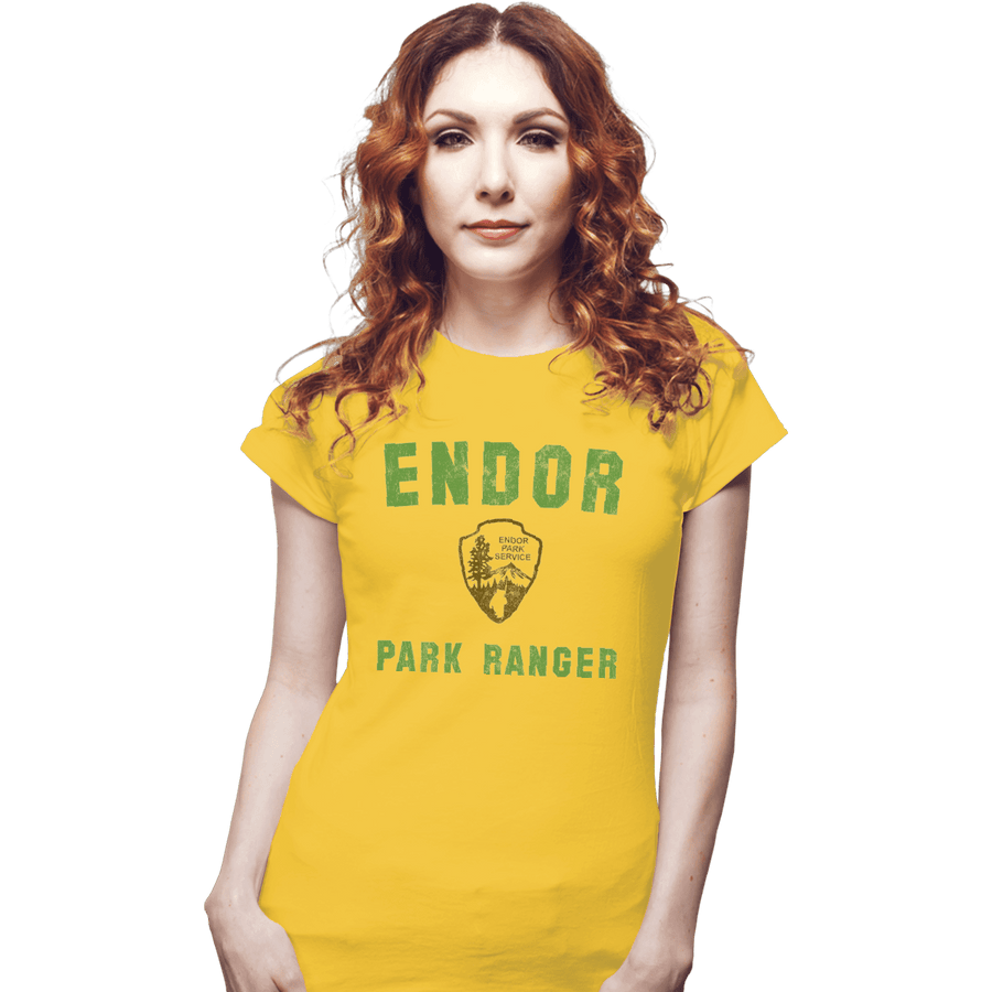 Shirts Fitted Shirts, Woman / Small / White Endor Park Ranger